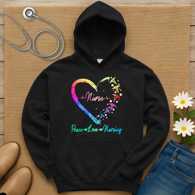 Peace Love Nursing Hoodie