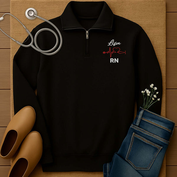 Custom Embroidered RN Sweatshirt