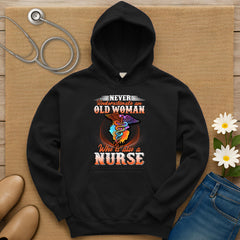 Never Underestimate An Old Woman Hoodie
