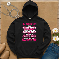 A Nurse With Three Sides Hoodie