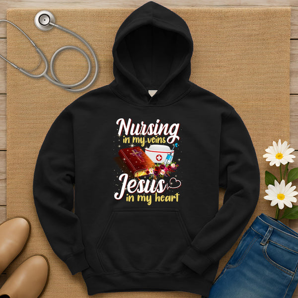 Nursing In My Veins Hoodie