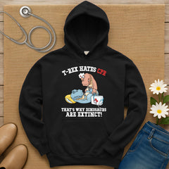 T-Rex Hates CPR Hoodie
