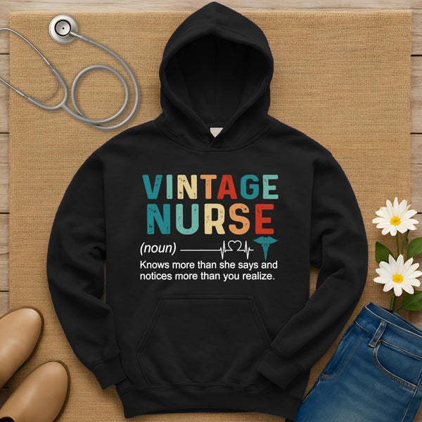 Vintage Nurse Hoodie