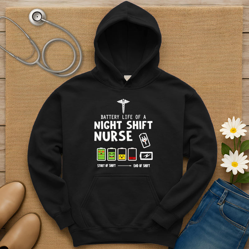 Battery Life Of A Night Shift Hoodie
