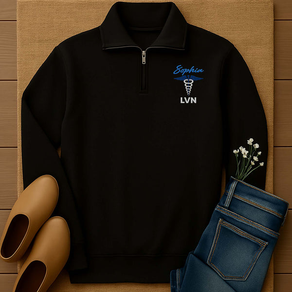 Custom Credential Name LVN Sweatshirt