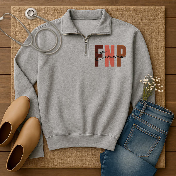 Personalized Embroidered FNP Sweatshirt