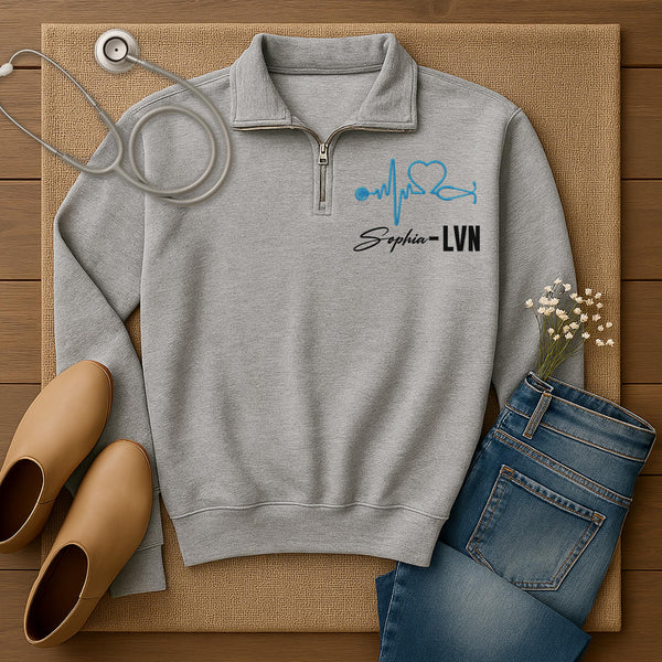 Custom Embroidered LVN Sweatshirt