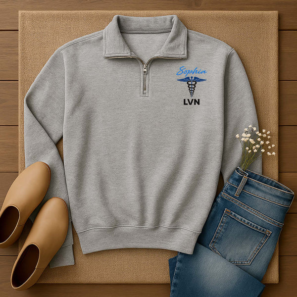 Custom Credential Name LVN Sweatshirt