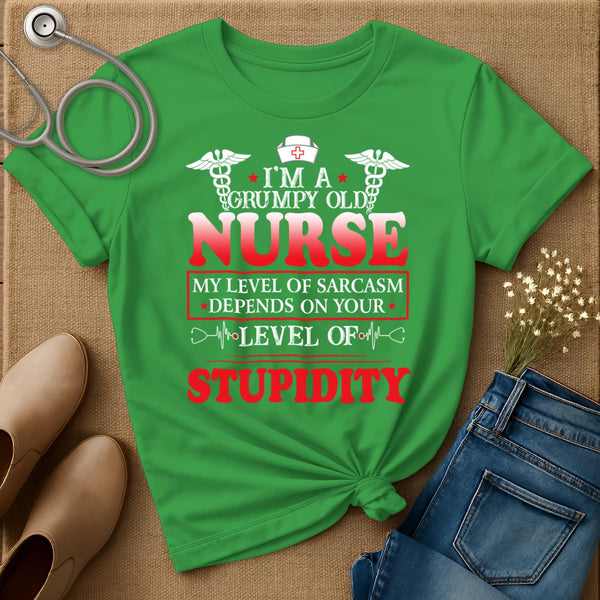 I Am A Grumpy Old Nurse T-Shirt