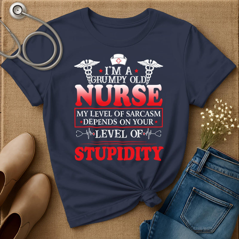 I Am A Grumpy Old Nurse T-Shirt