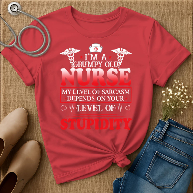 I Am A Grumpy Old Nurse T-Shirt
