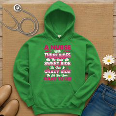 A Nurse With Three Sides Hoodie