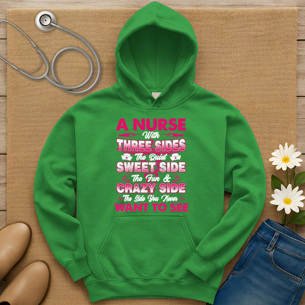 A Nurse With Three Sides Hoodie
