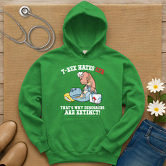 T-Rex Hates CPR Hoodie