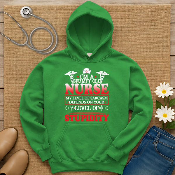 I Am A Grumpy Old Nurse Hoodie