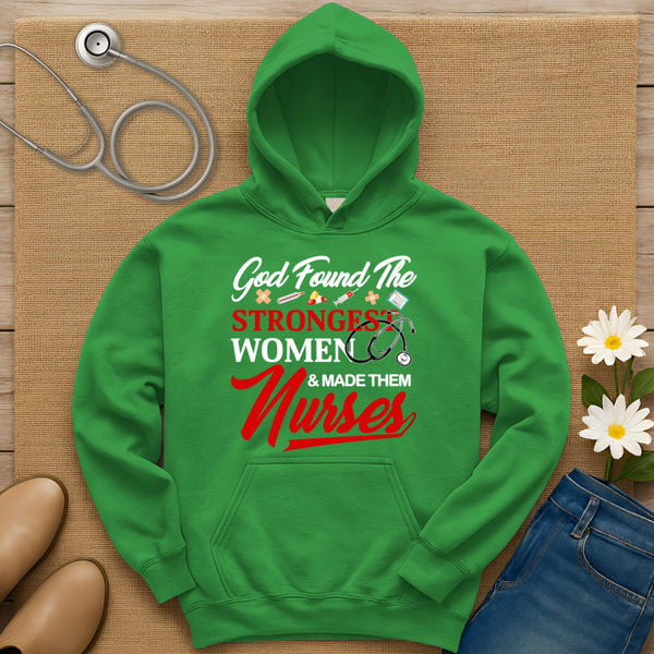 God Found The Strongest Women Hoodie