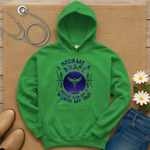I Became A Nurse Hoodie