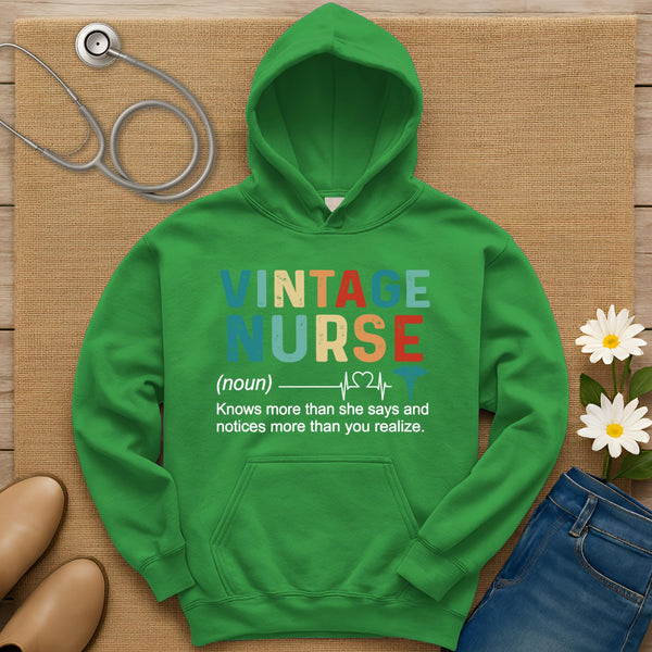 Vintage Nurse Hoodie