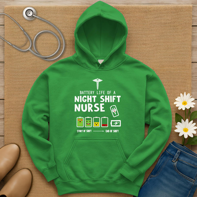 Battery Life Of A Night Shift Hoodie