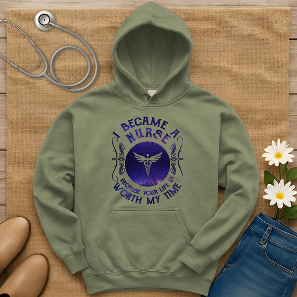 I Became A Nurse Hoodie
