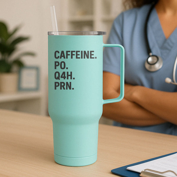 Caffeine PO Q4H PRN Tumbler