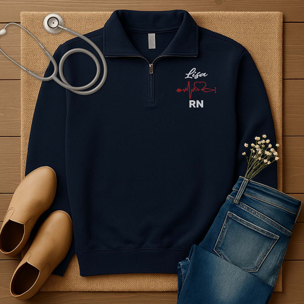 Custom Embroidered RN Sweatshirt
