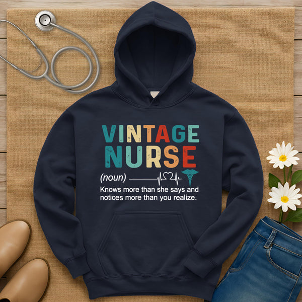 Vintage Nurse Hoodie
