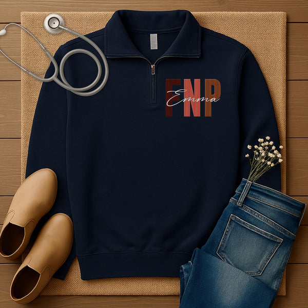 Personalized Embroidered FNP Sweatshirt
