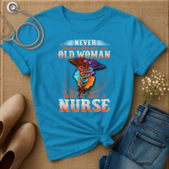 Never Underestimate An Old Woman T-Shirt