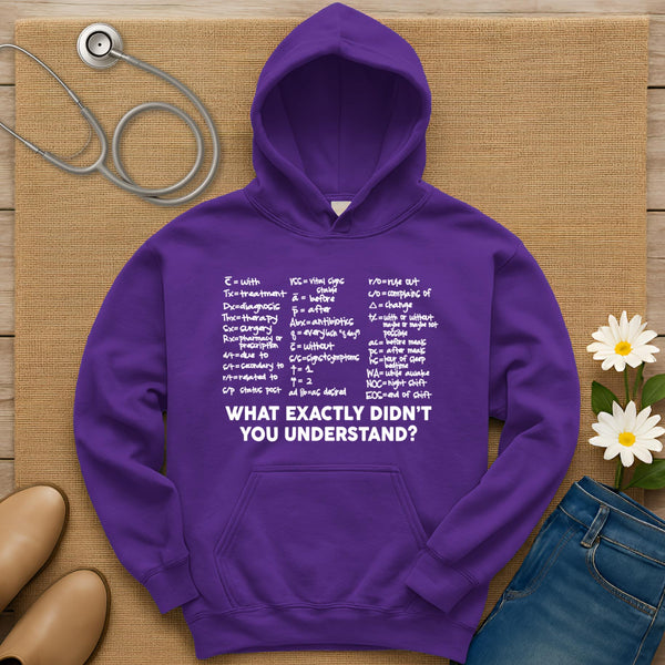Nurse Acronyms Hoodie