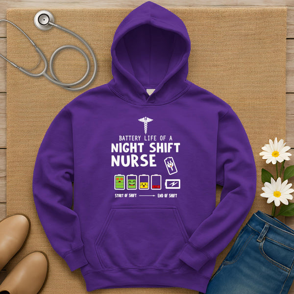 Battery Life Of A Night Shift Hoodie