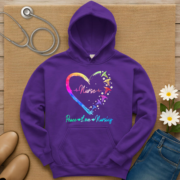 Peace Love Nursing Hoodie