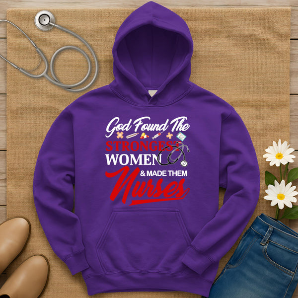 God Found The Strongest Women Hoodie