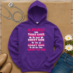 A Nurse With Three Sides Hoodie