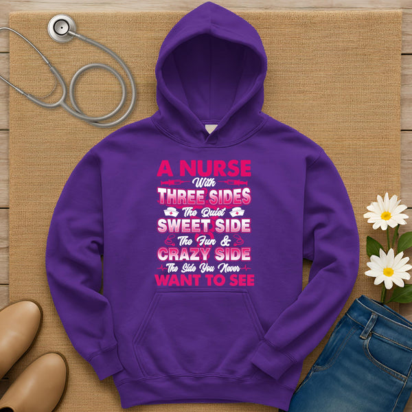 A Nurse With Three Sides Hoodie