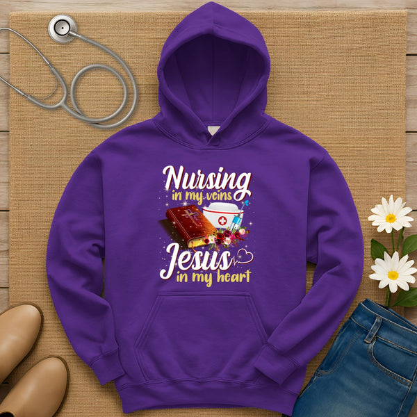 Nursing In My Veins Hoodie