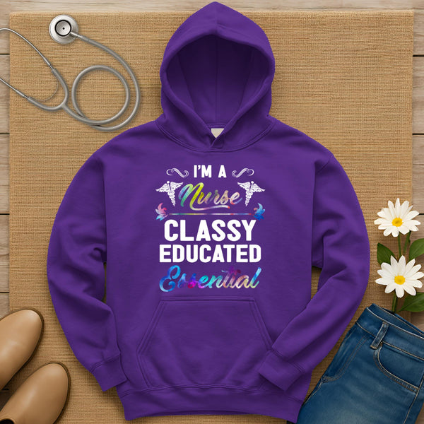 Classy Educated Essential Hoodie