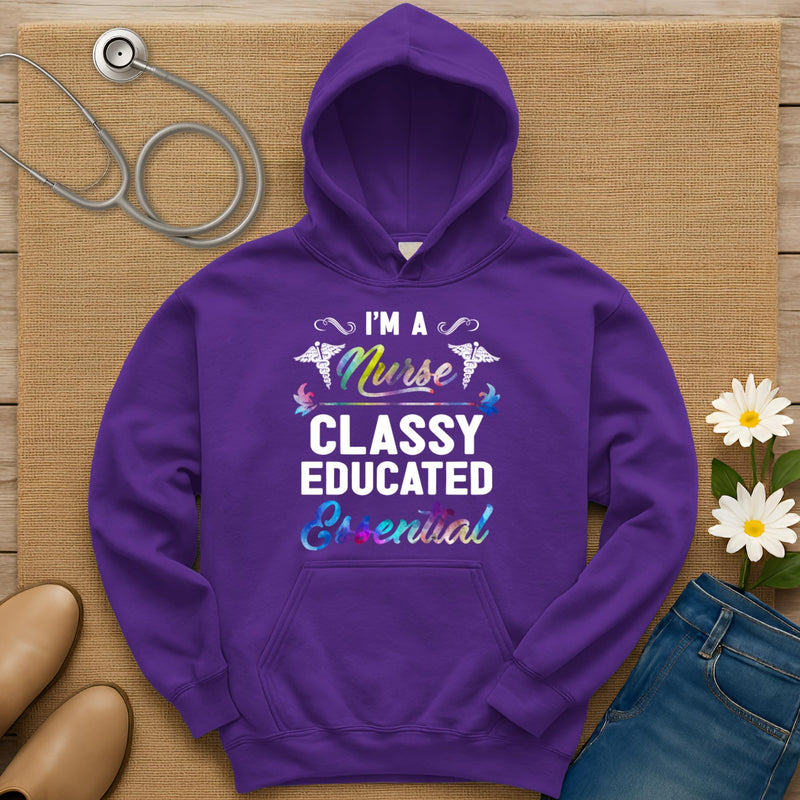 Classy Educated Essential Hoodie