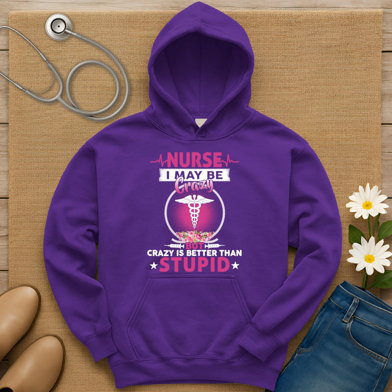 I May Be Crazy Hoodie
