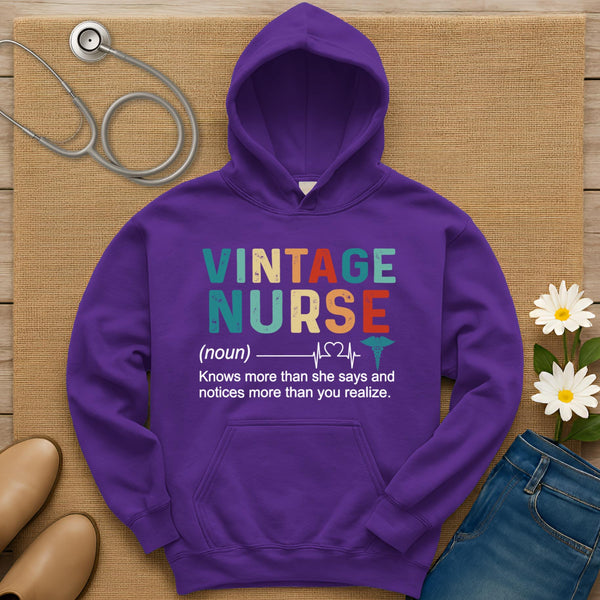 Vintage Nurse Hoodie