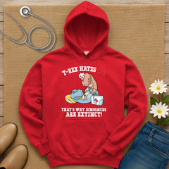 T-Rex Hates CPR Hoodie