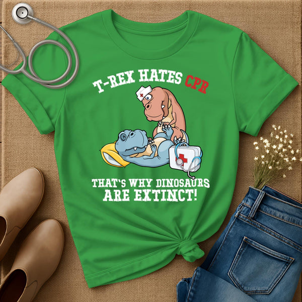 T-Rex Hates CPR T-Shirt