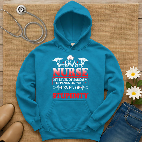 I Am A Grumpy Old Nurse Hoodie