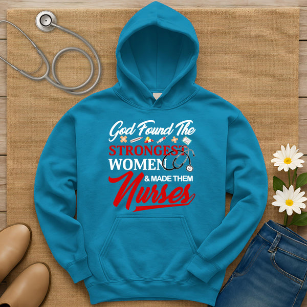 God Found The Strongest Women Hoodie