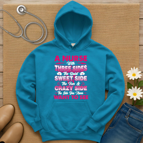 A Nurse With Three Sides Hoodie