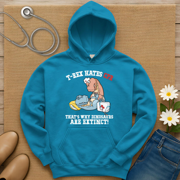 T-Rex Hates CPR Hoodie