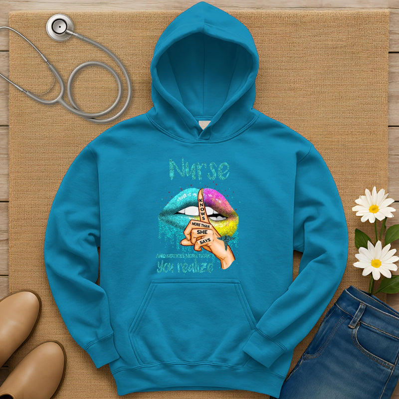 Nurse Knows More Than She Says Hoodie