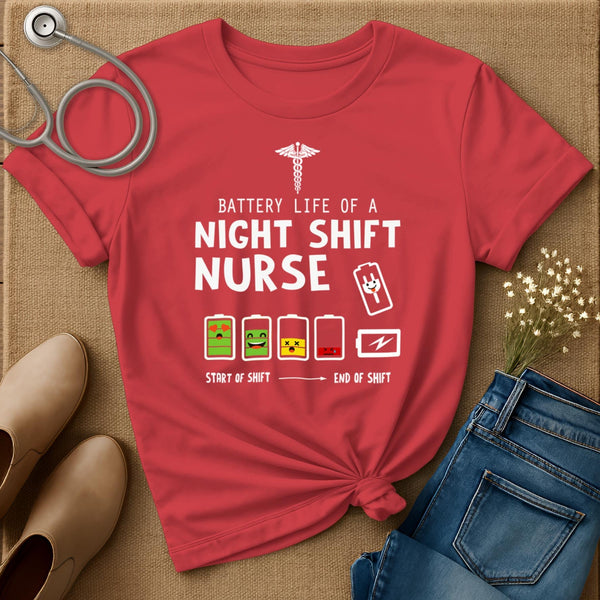 Battery Life Of A Night Shift T-Shirt