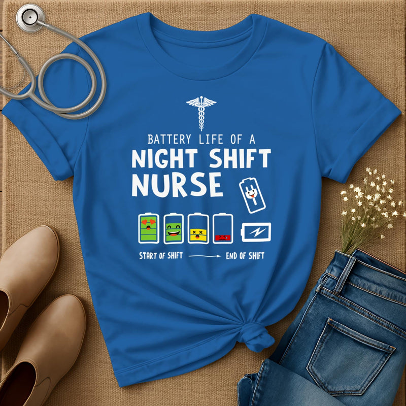 Battery Life Of A Night Shift T-Shirt