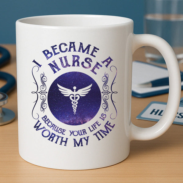I Became A Nurse Mug